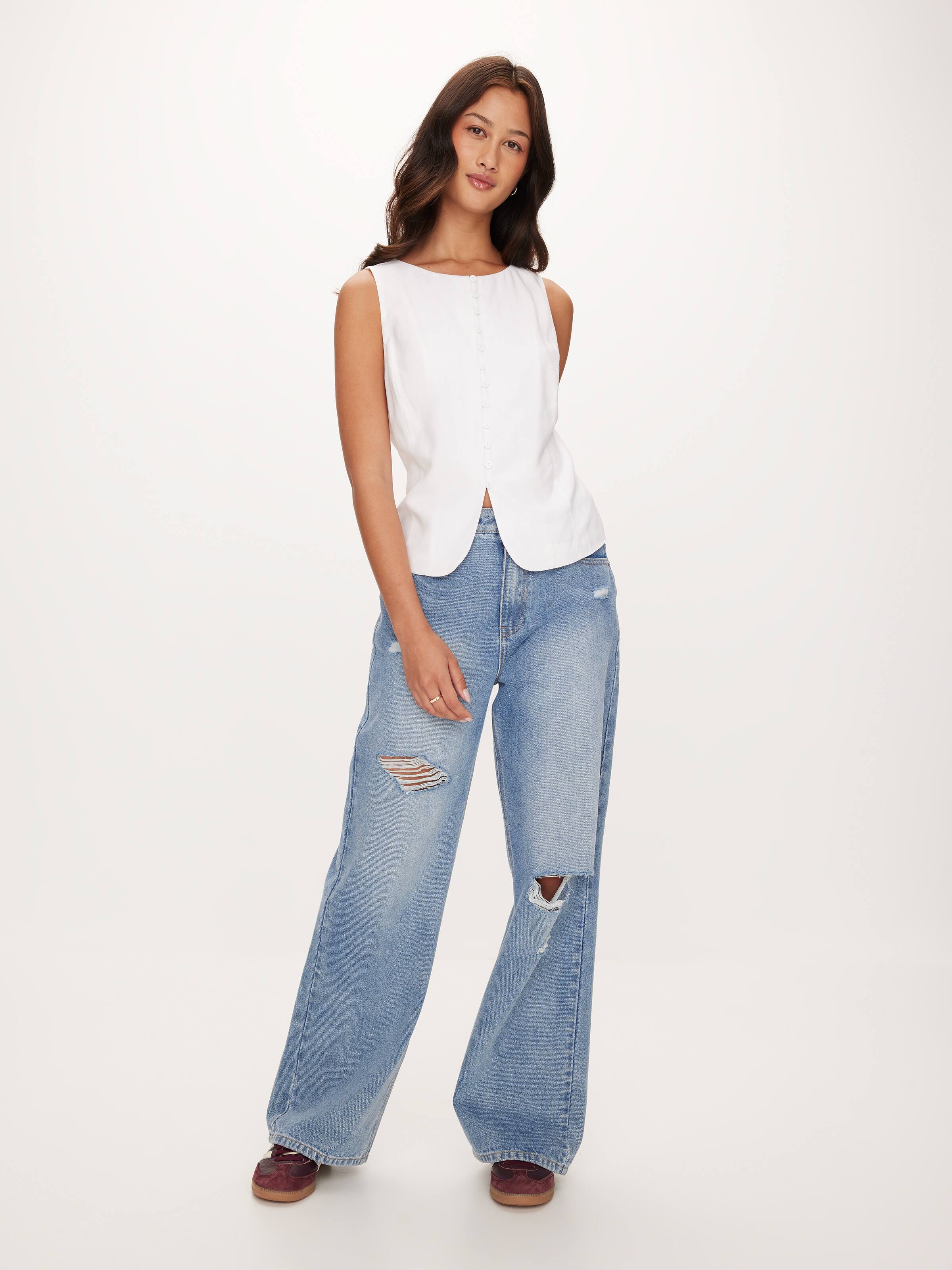 Halle Button Through Vest