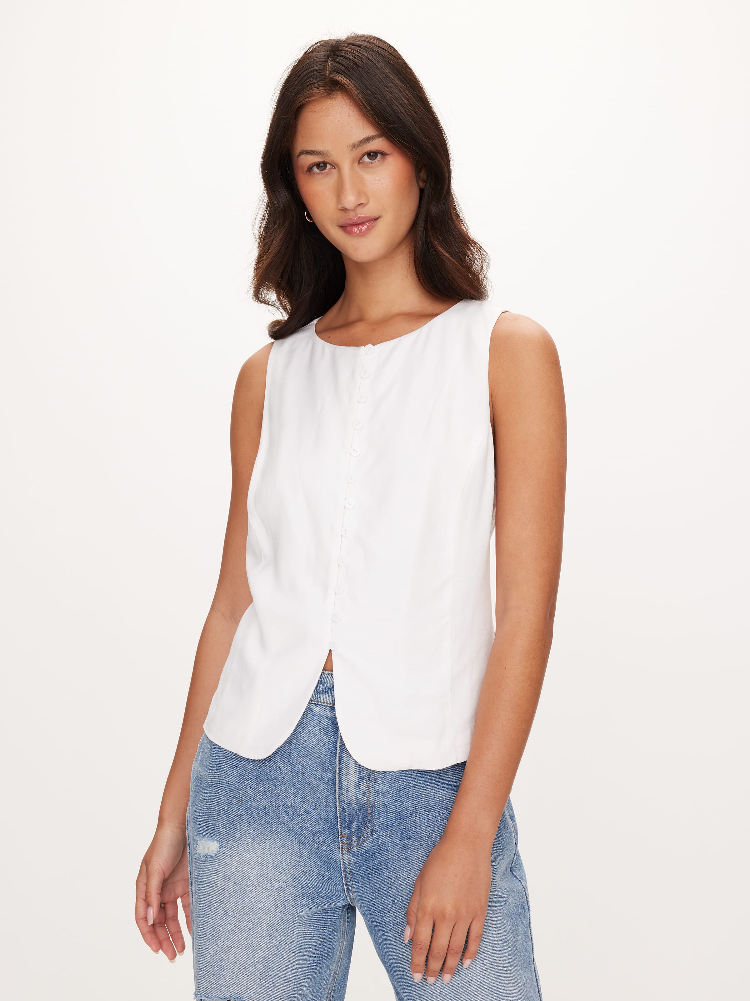 Halle Button Through Vest