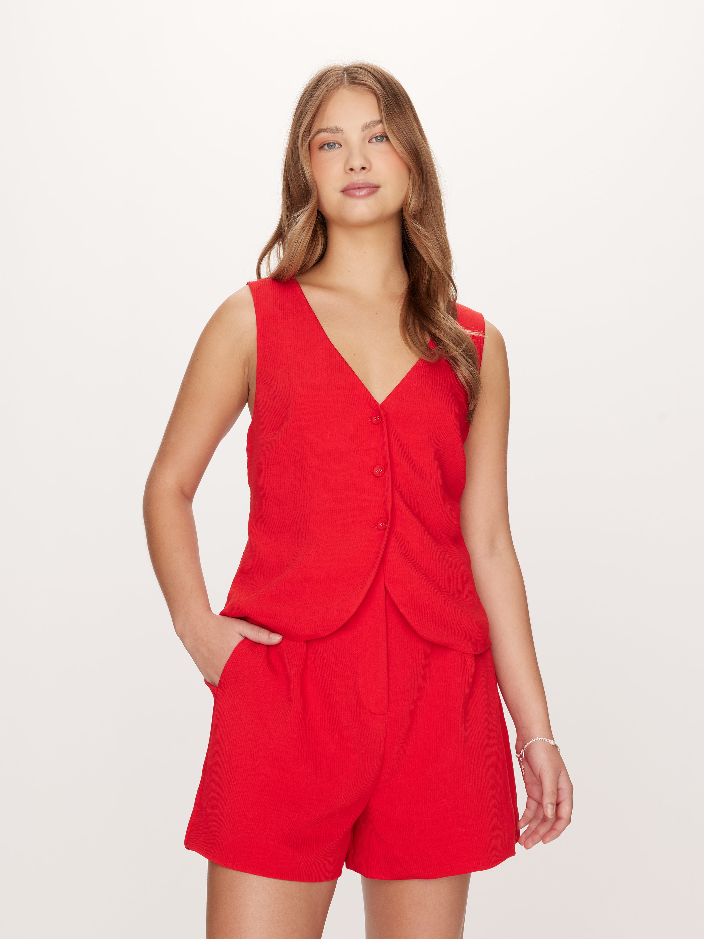 Vivian Textured Vest