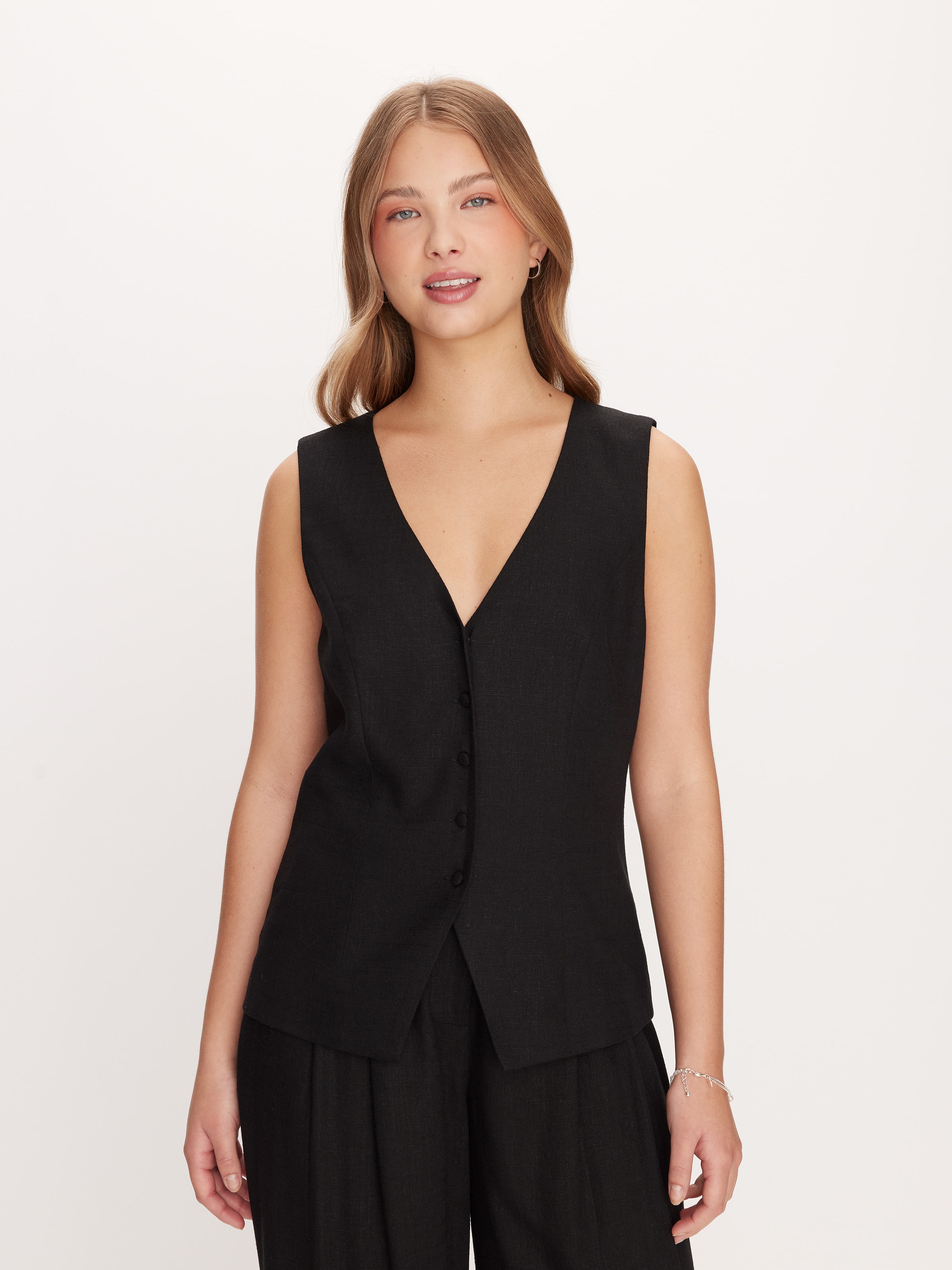 Clara V Neck Vest