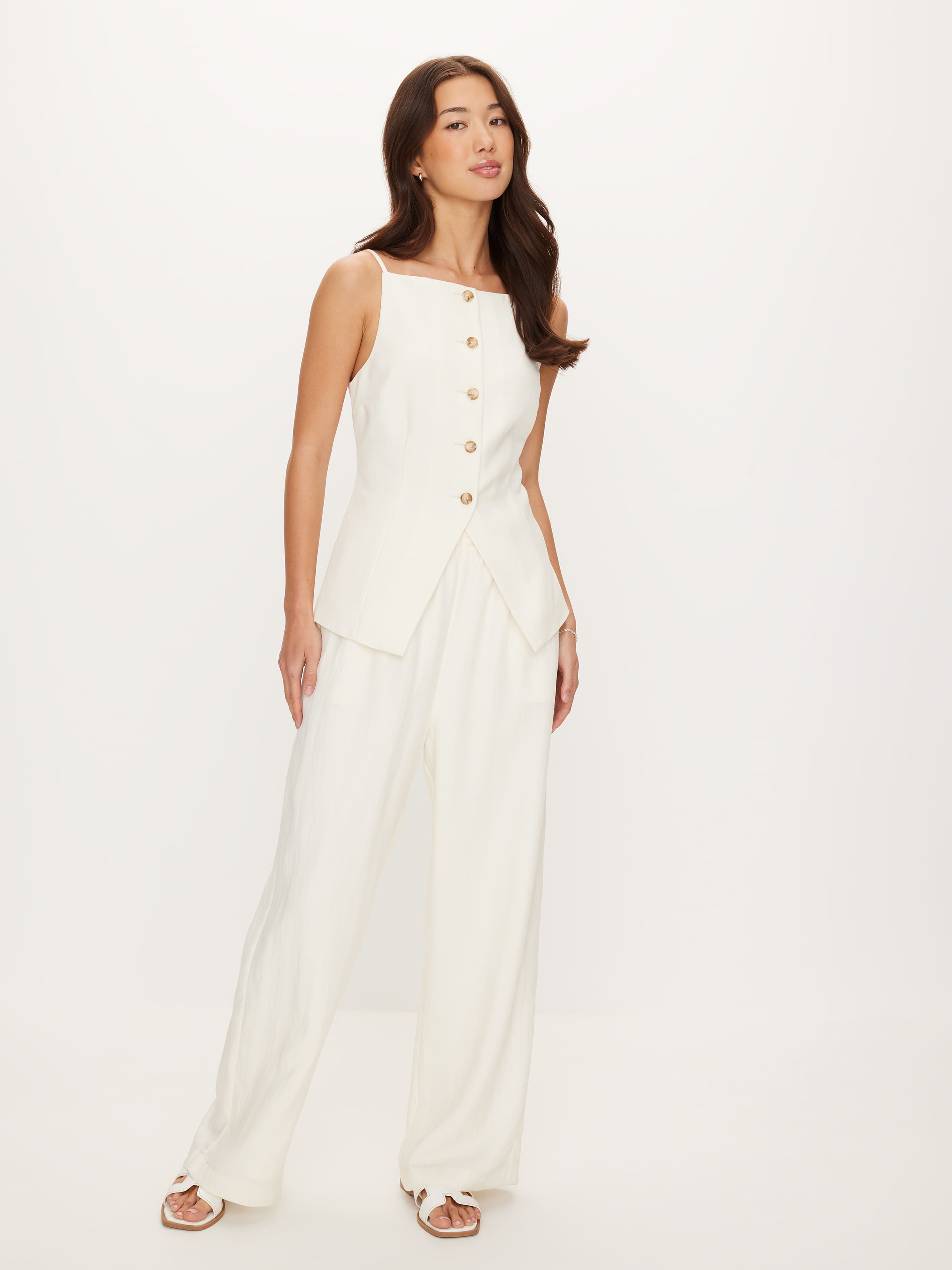 Camelia Square Neck Vest