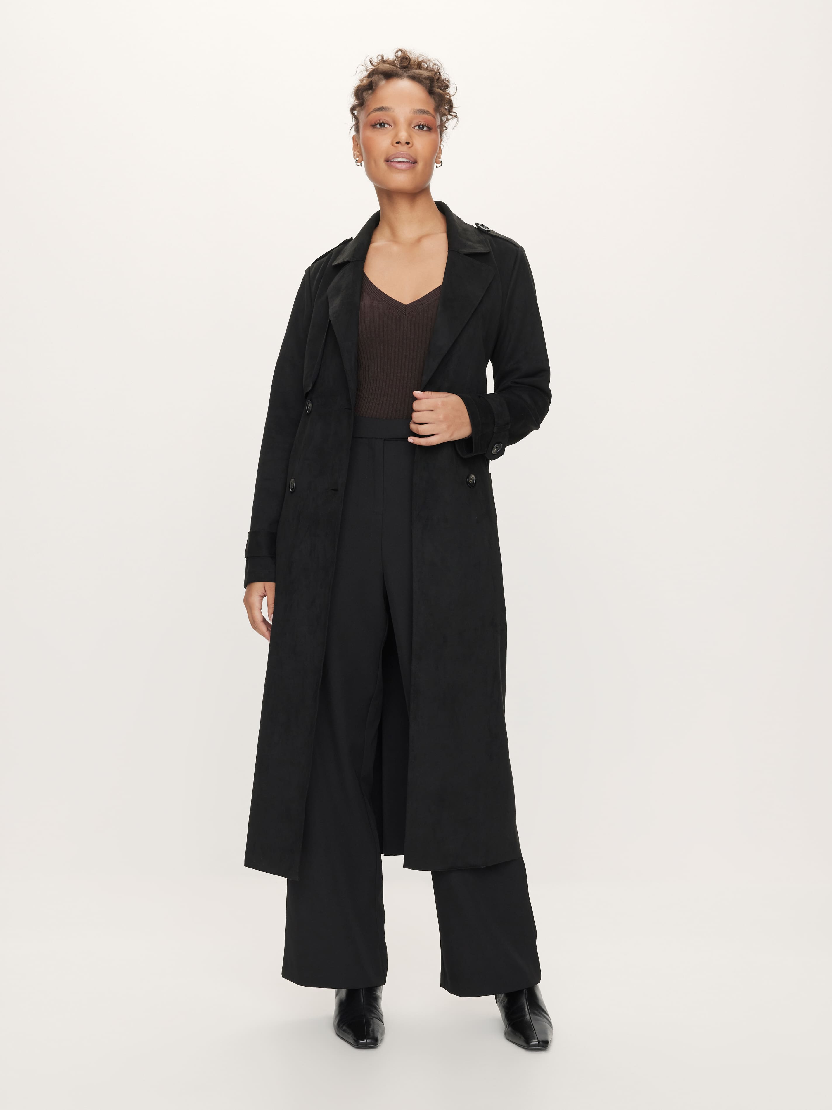 Florence Suedette Trench