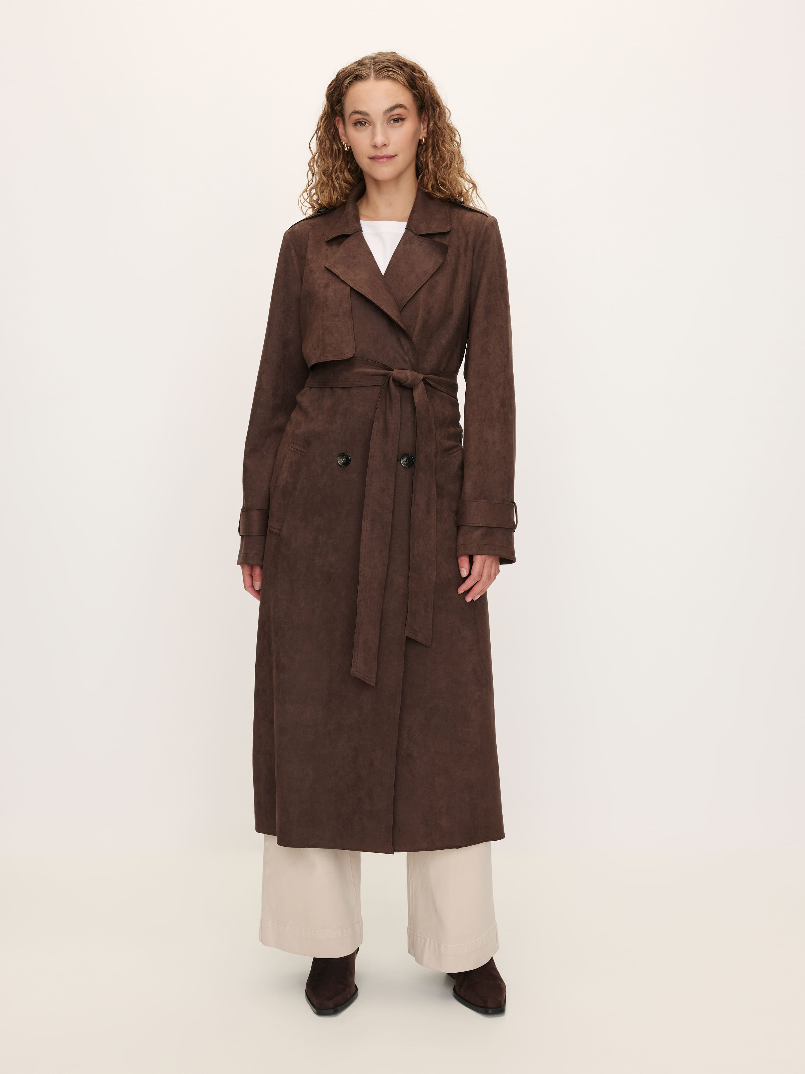 Florence Suedette Trench
