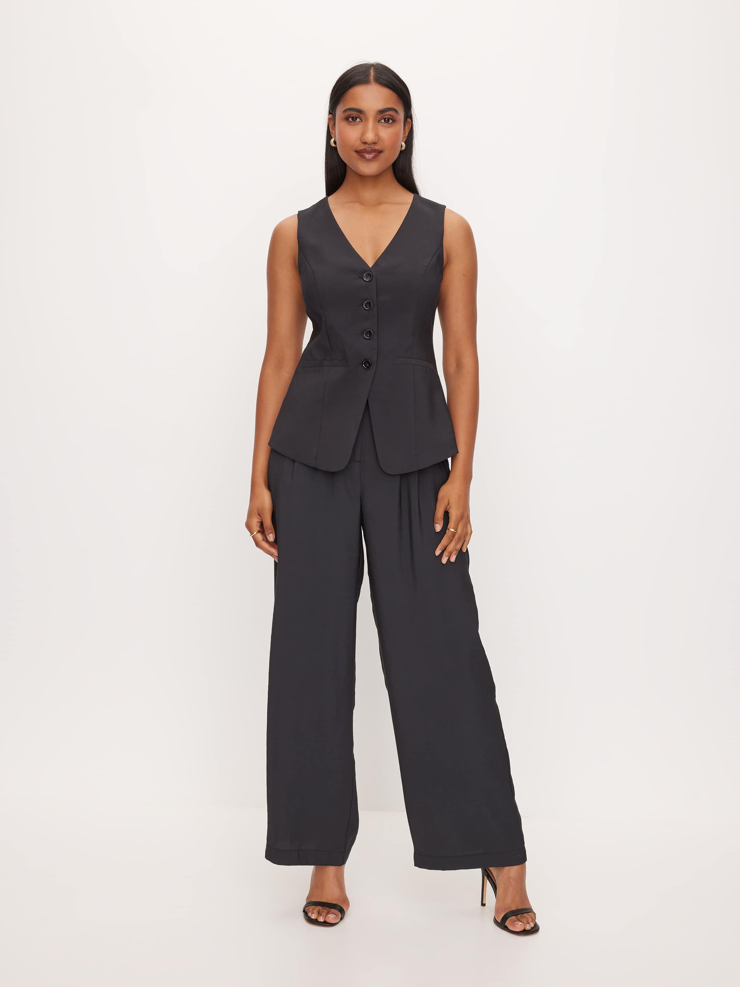 Eva High Neck Vest