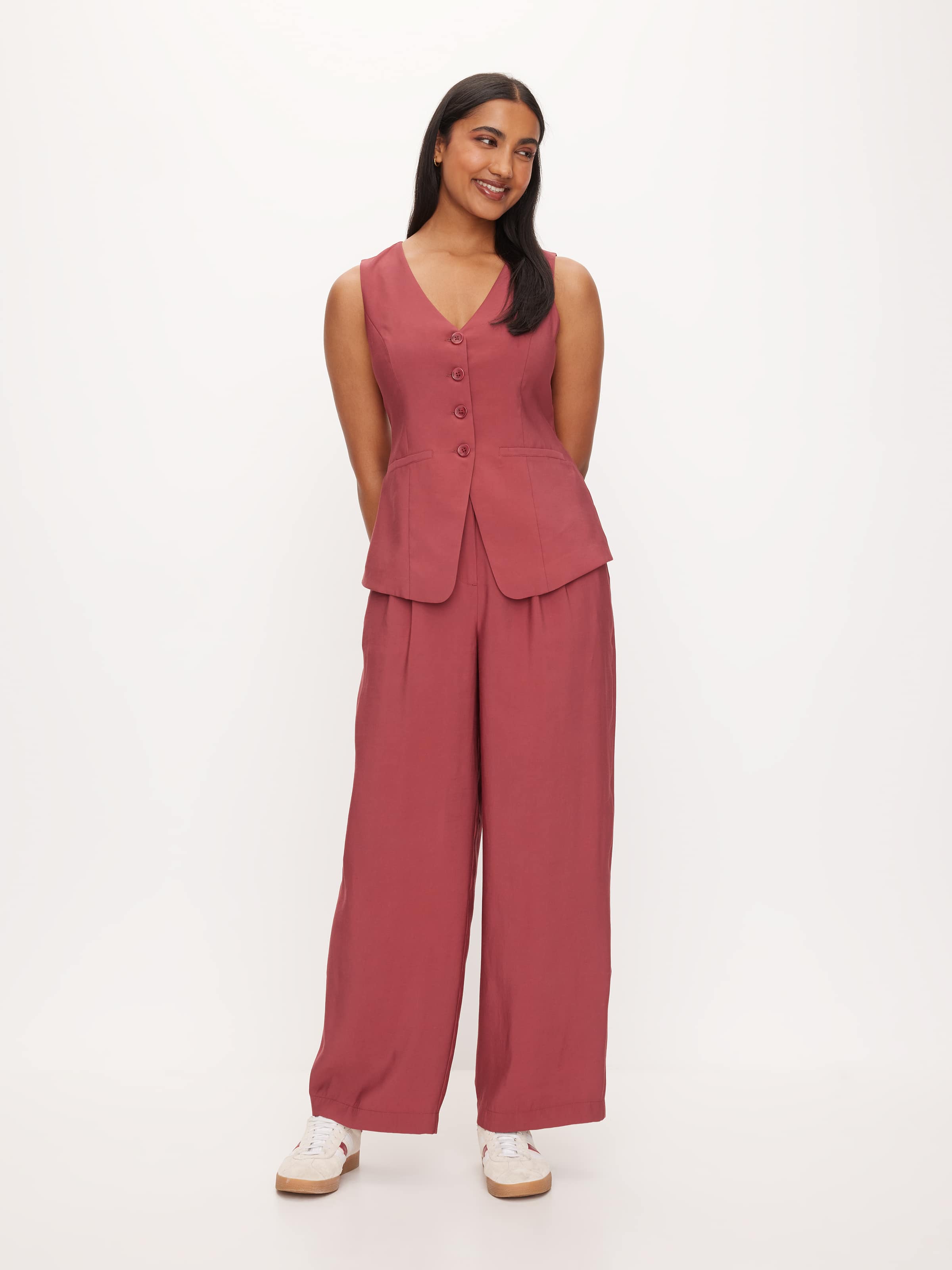 Eva High Neck Vest