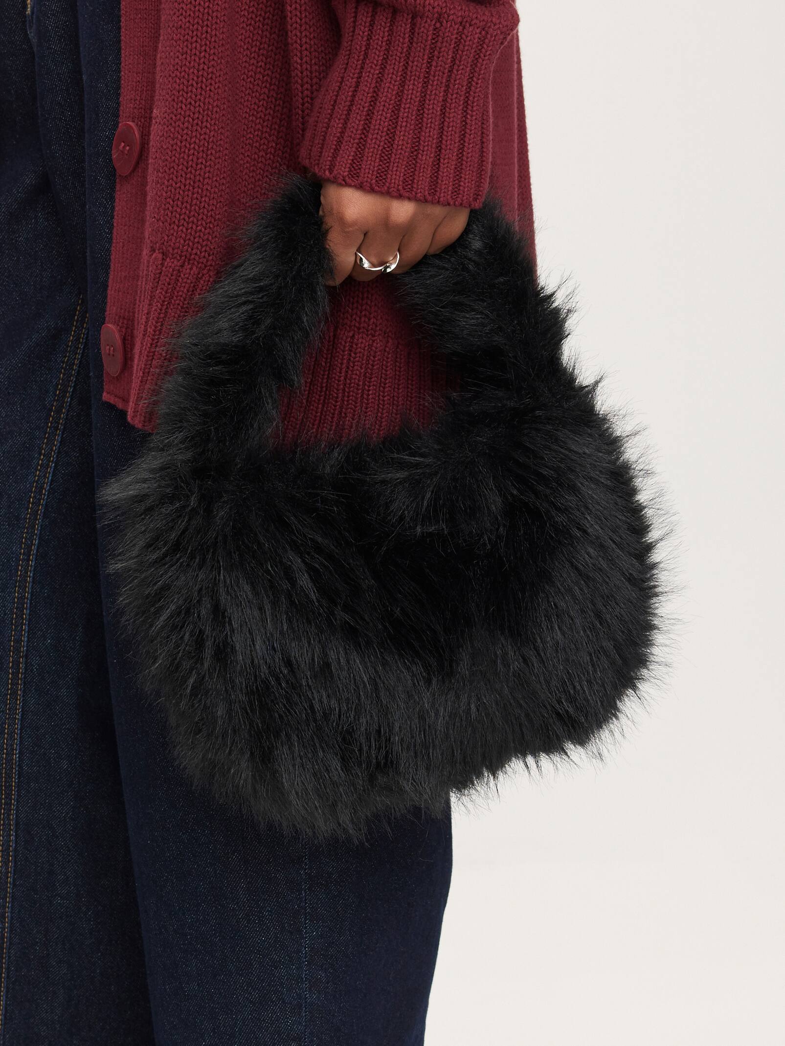 Feel The Fantasy Faux Fur Bag