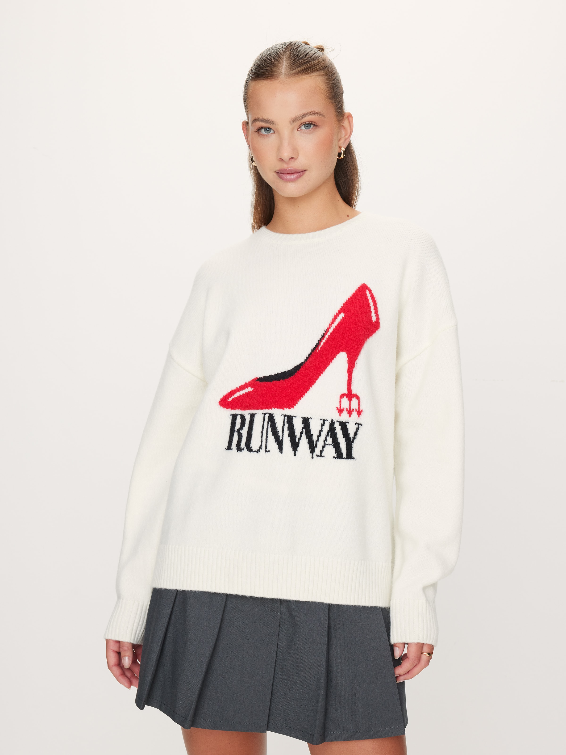 Red Heel Jumper