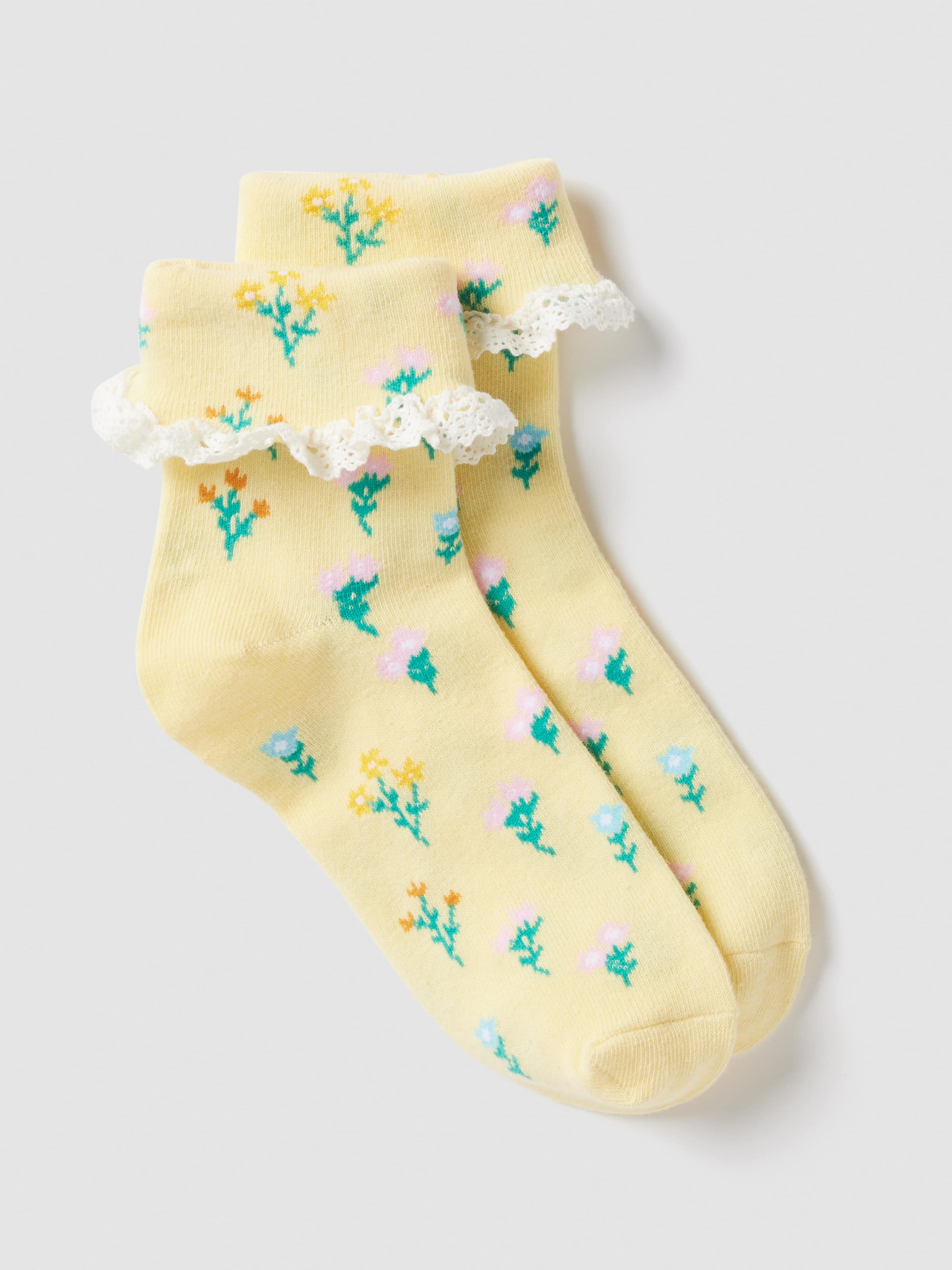 May Turnover Cuff Frill Sock