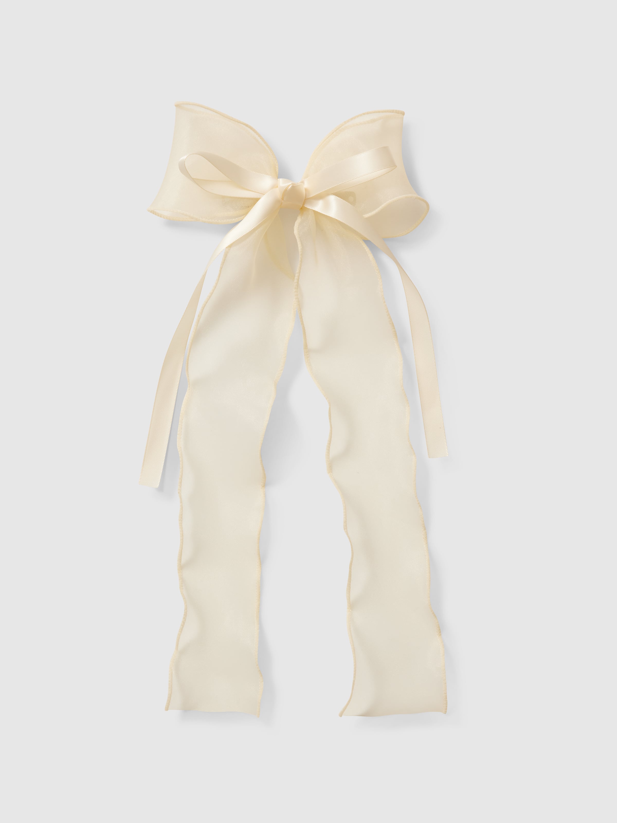 Organza Spot Hair Bow