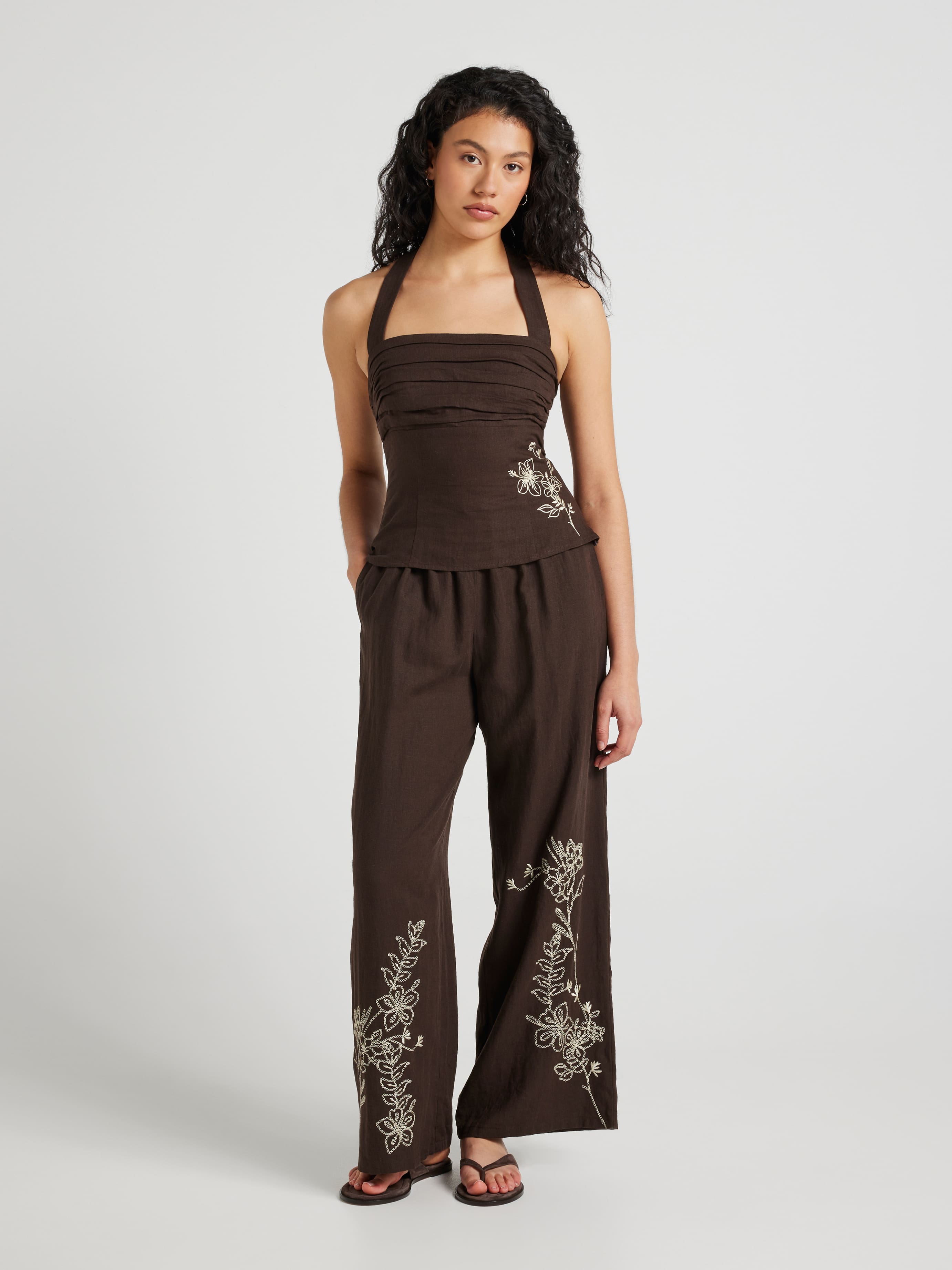 Intricate Embroidery Blake Pant