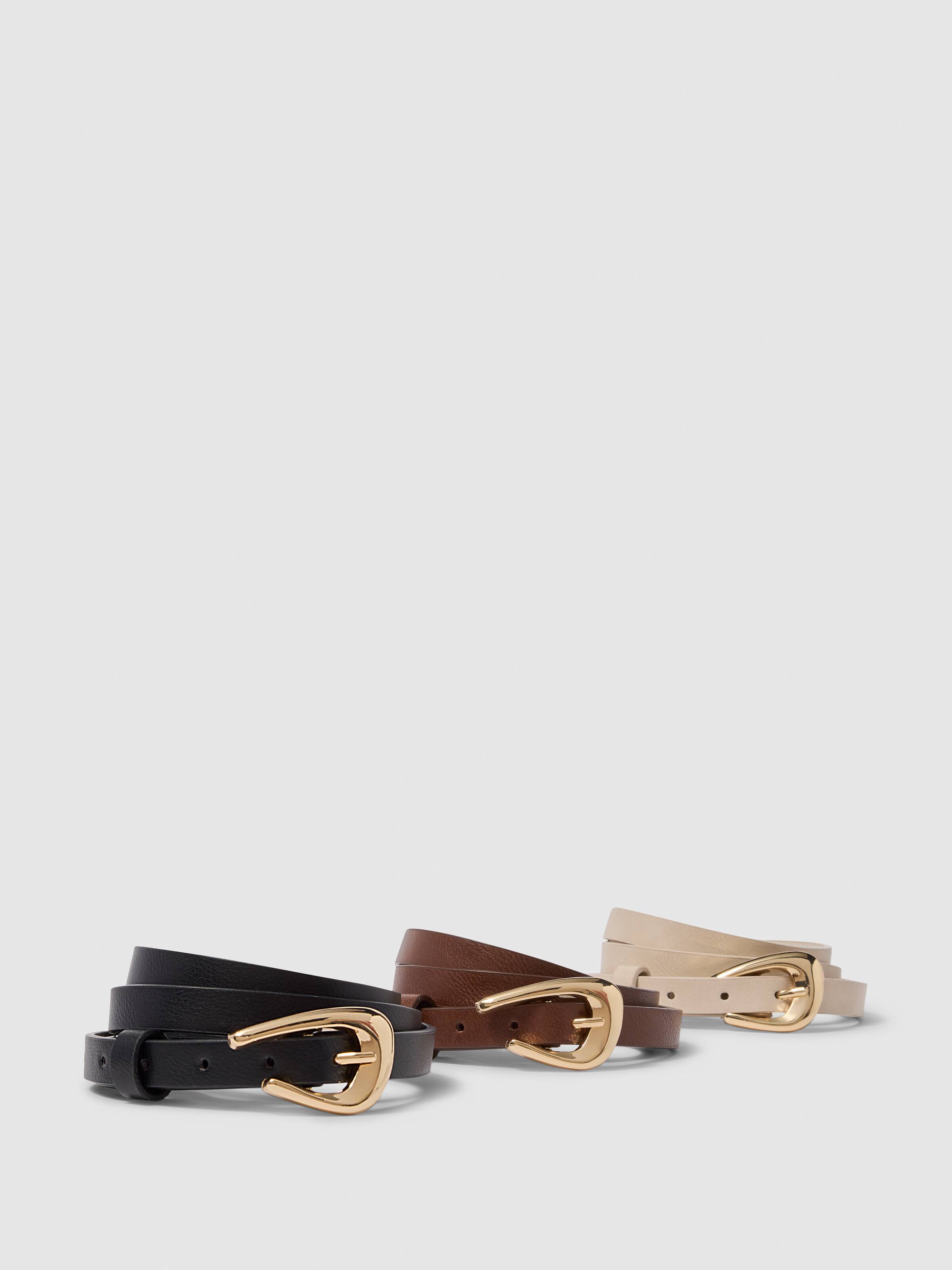 3 Pack Irregular Buckle Belt