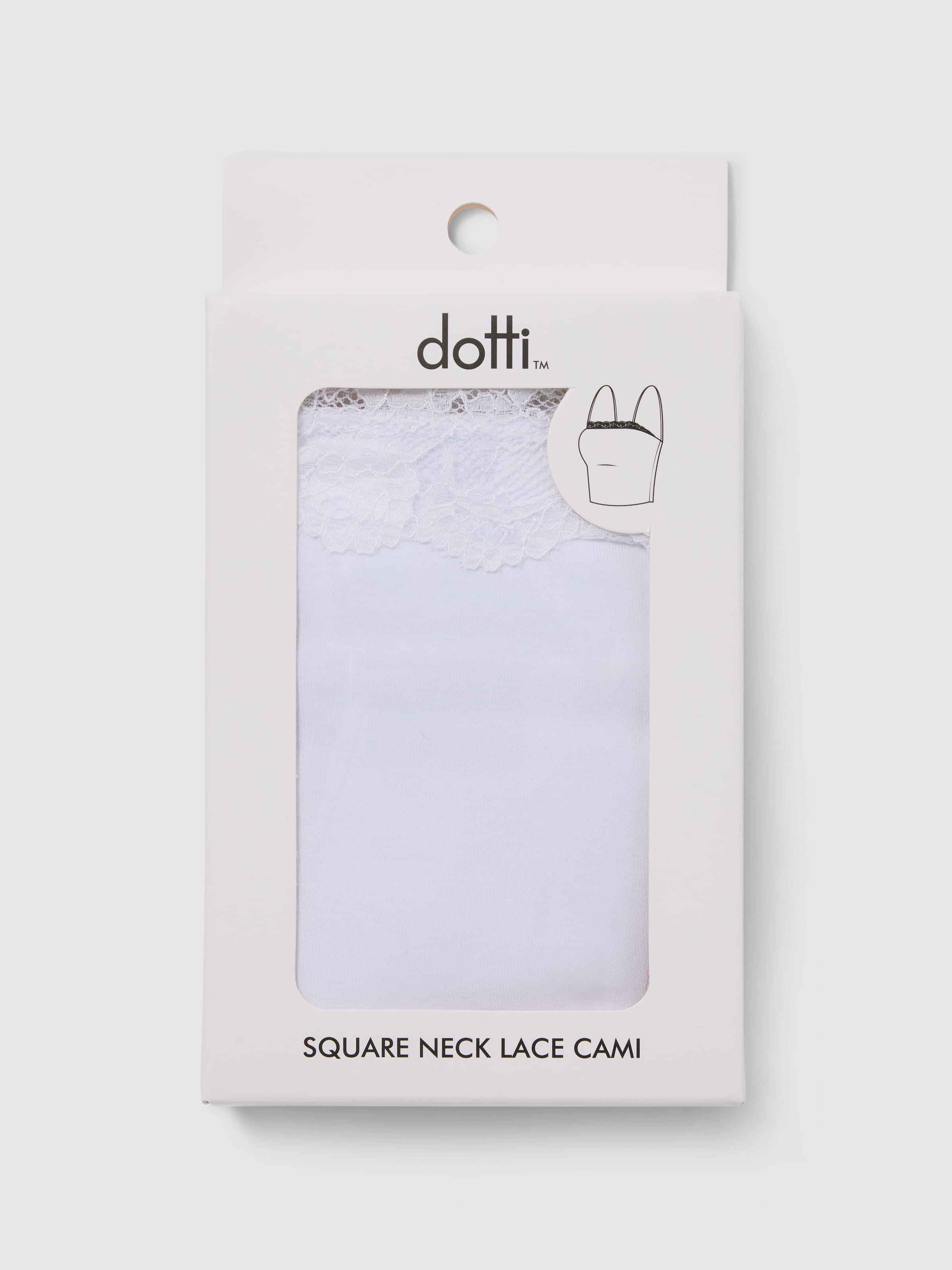 Square Neck Lace Cami