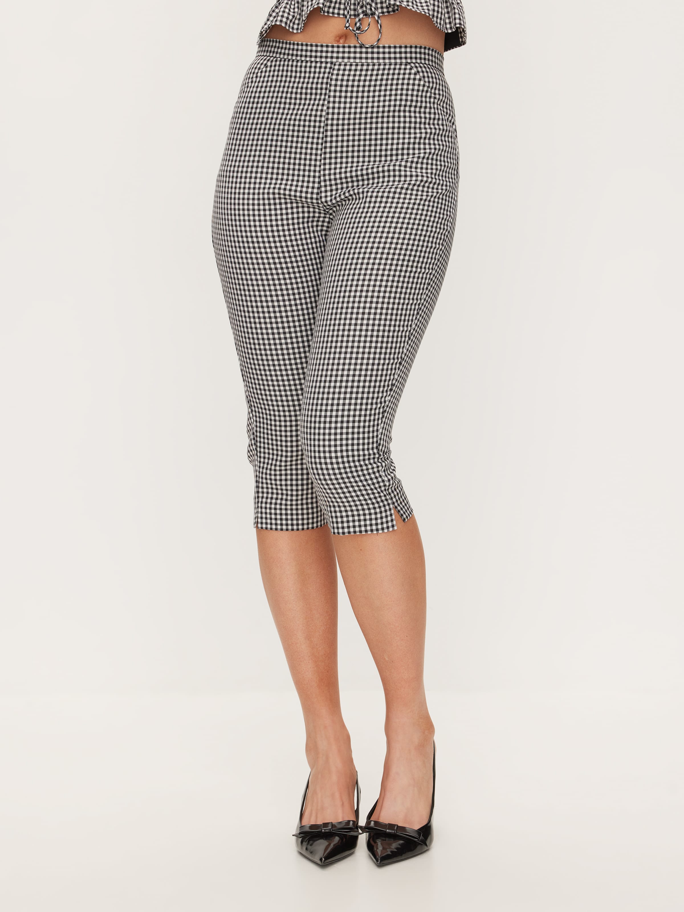 Gingham Capri Pant