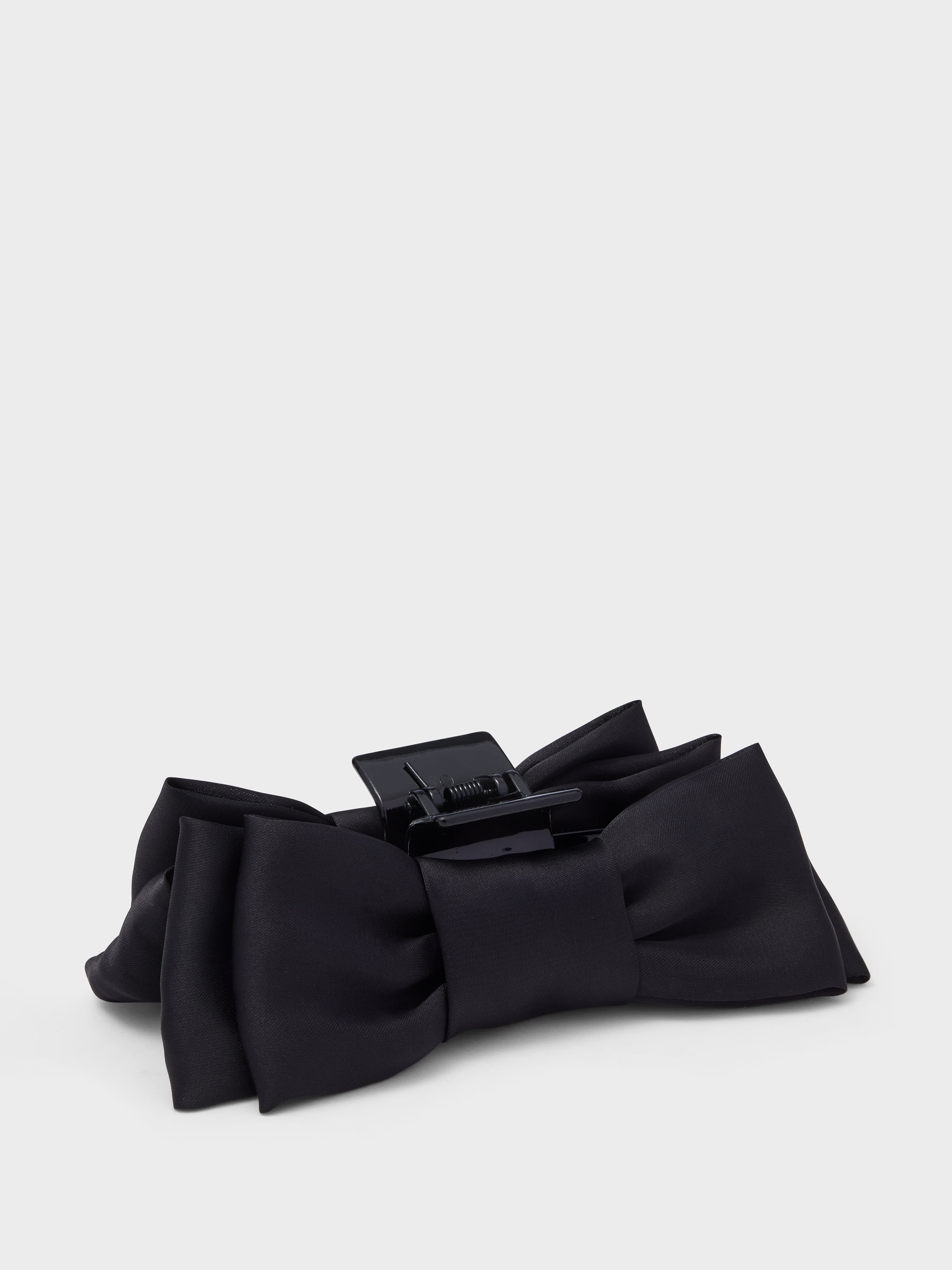 Satin Bow Hair Claw