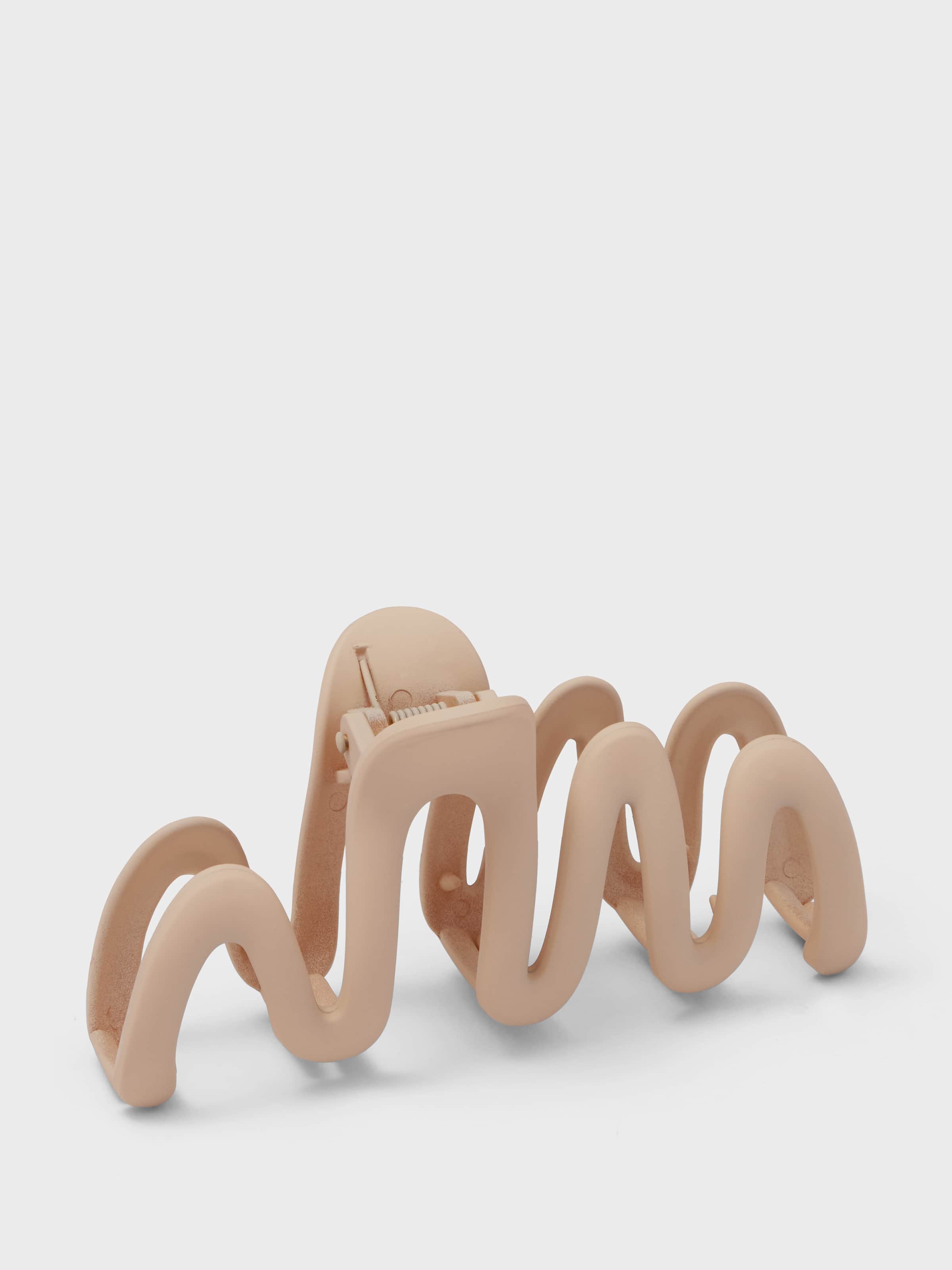 Matte Squiggle Hair Claw