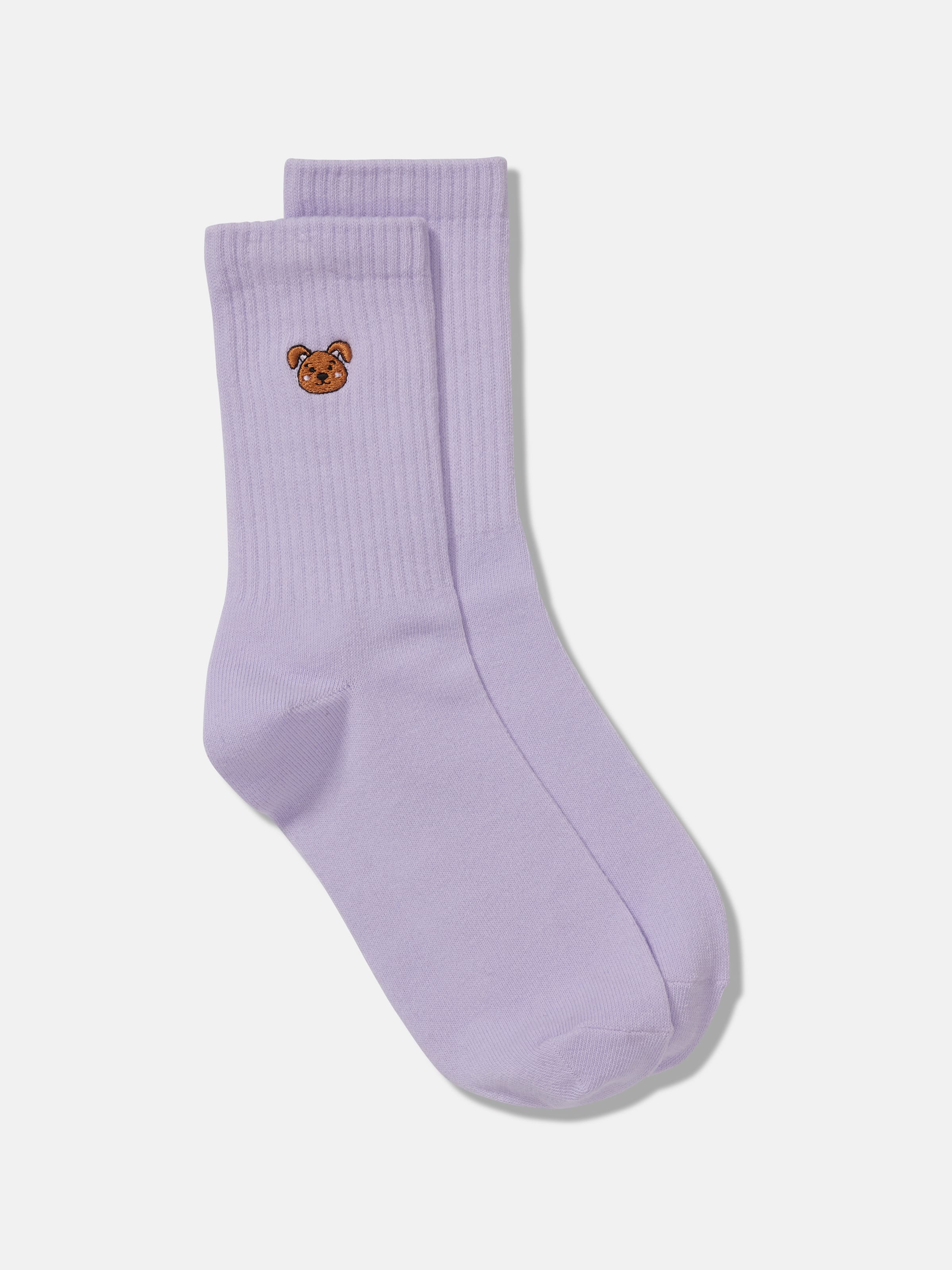 Embroidered Crew Sock
