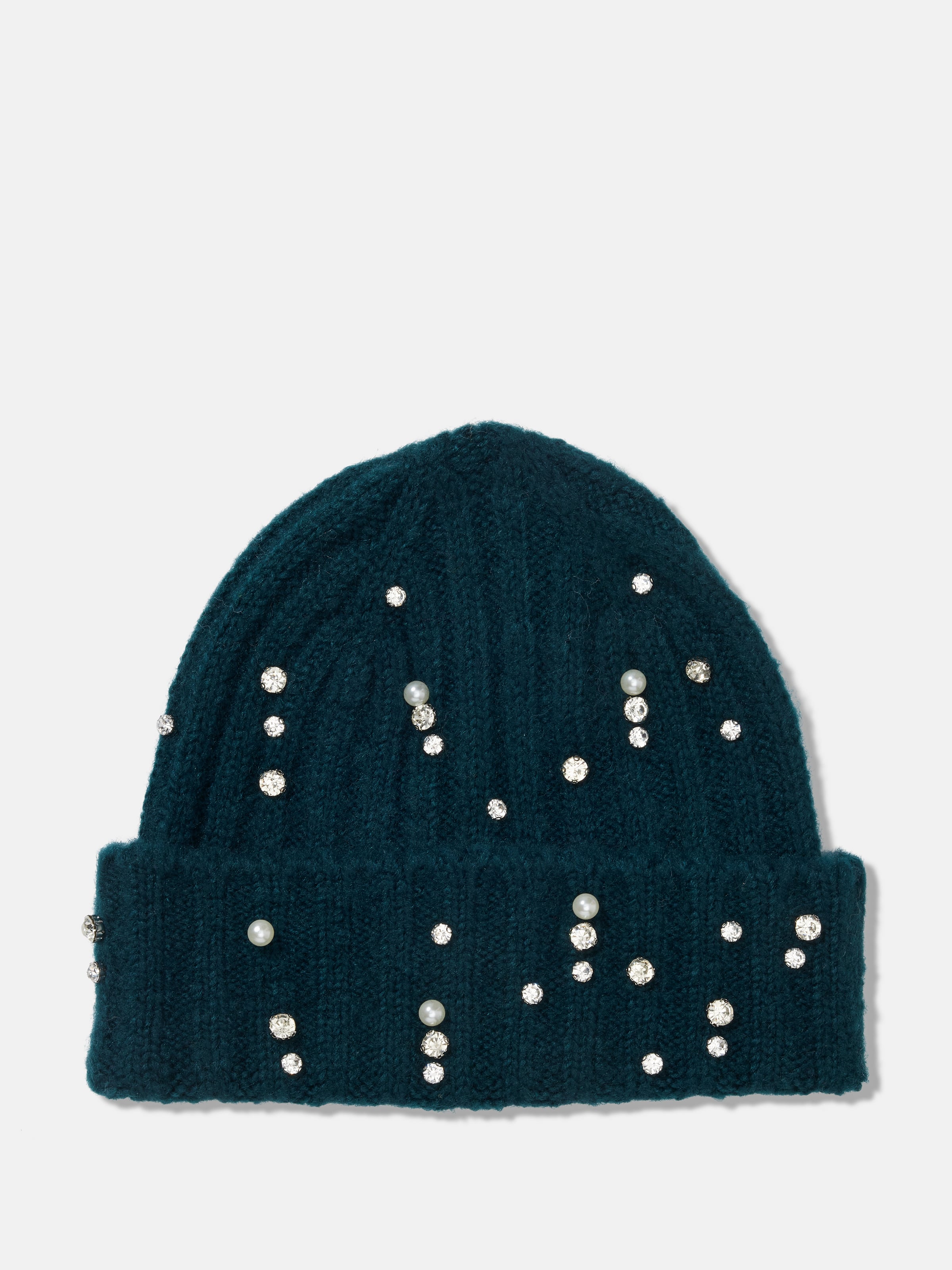 Diana Pearl Rhinestone Beanie