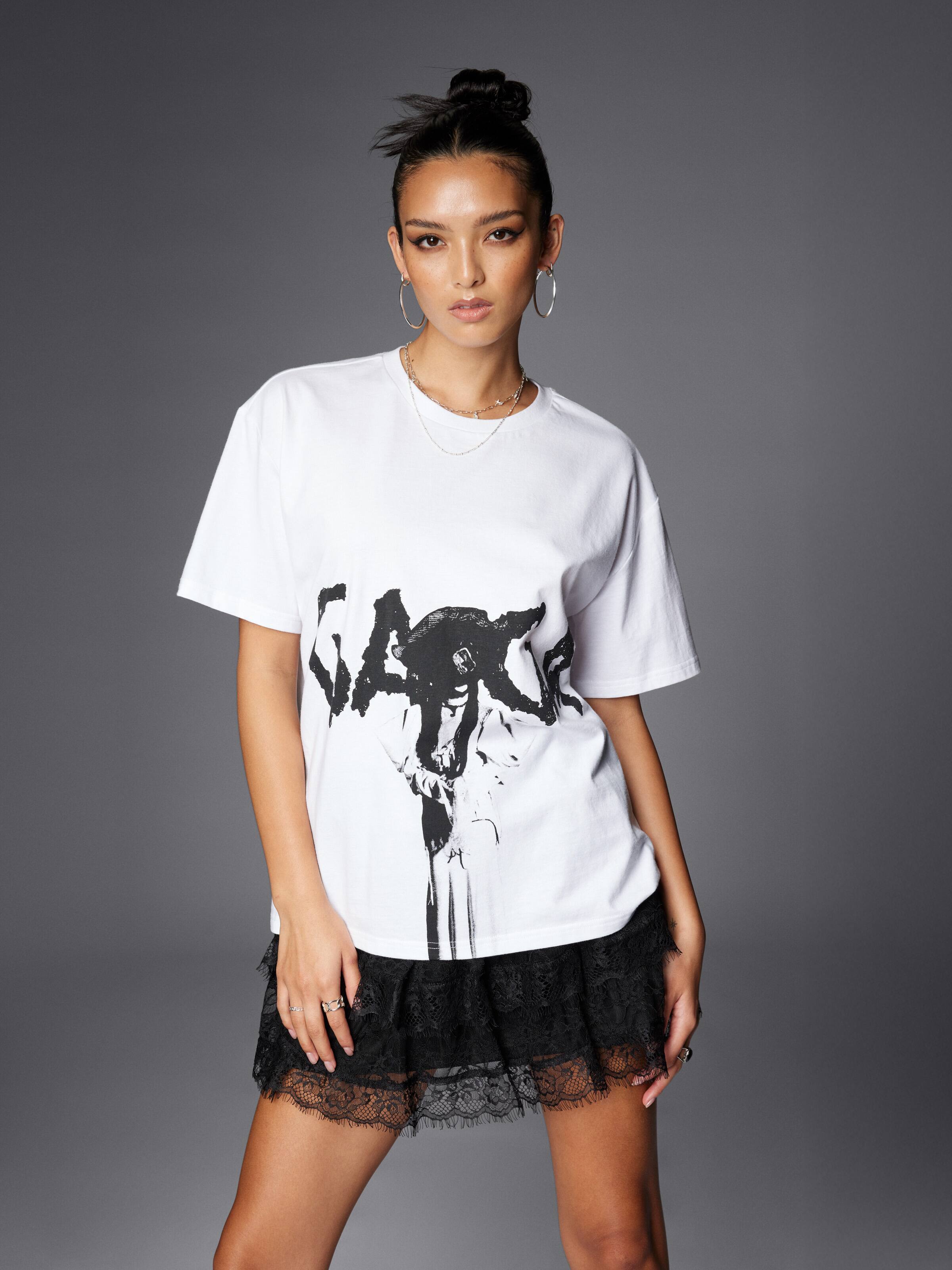 L.E Lady Gaga Oversized Tee