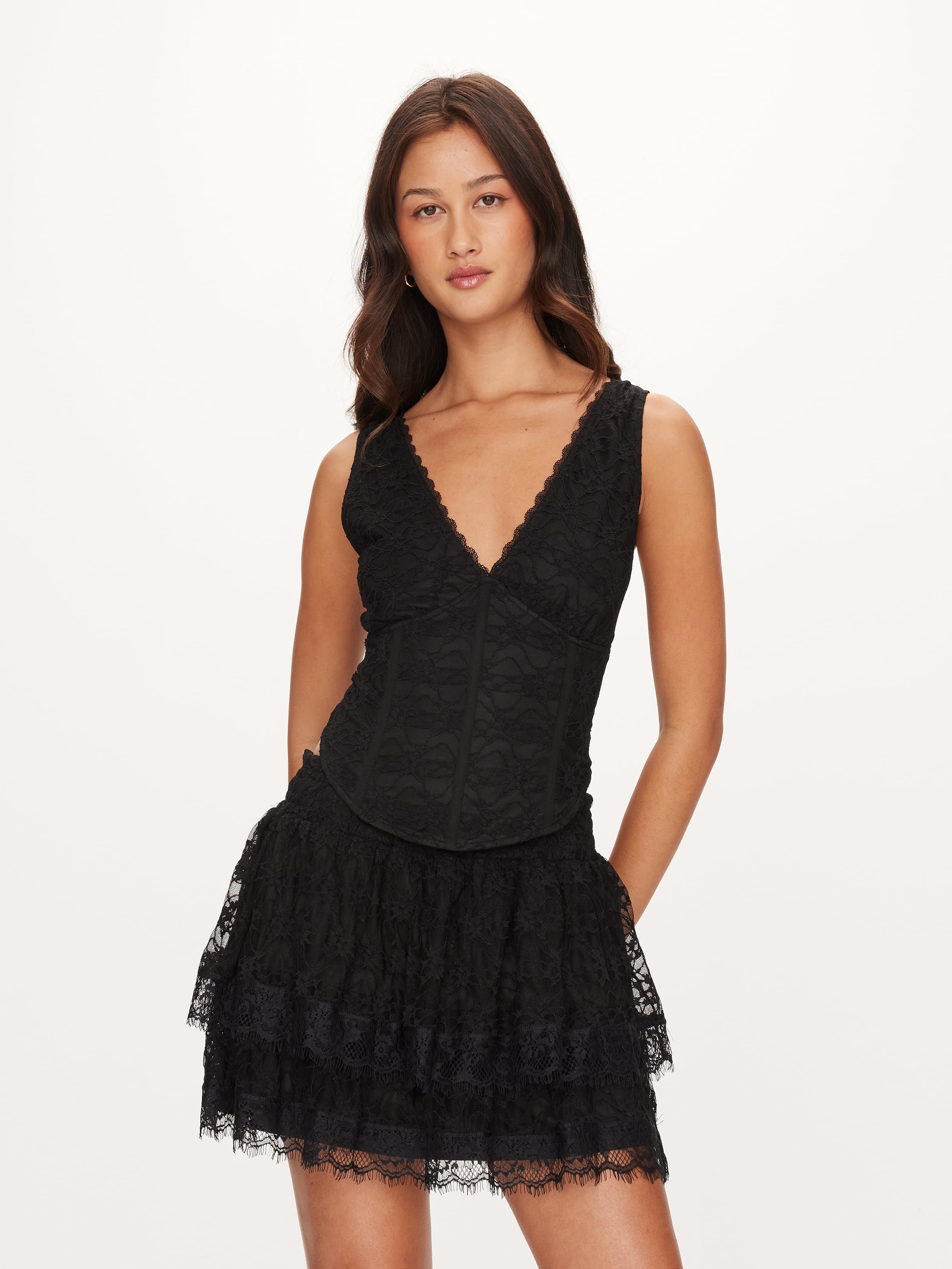 Love Game Lace Mini Skort