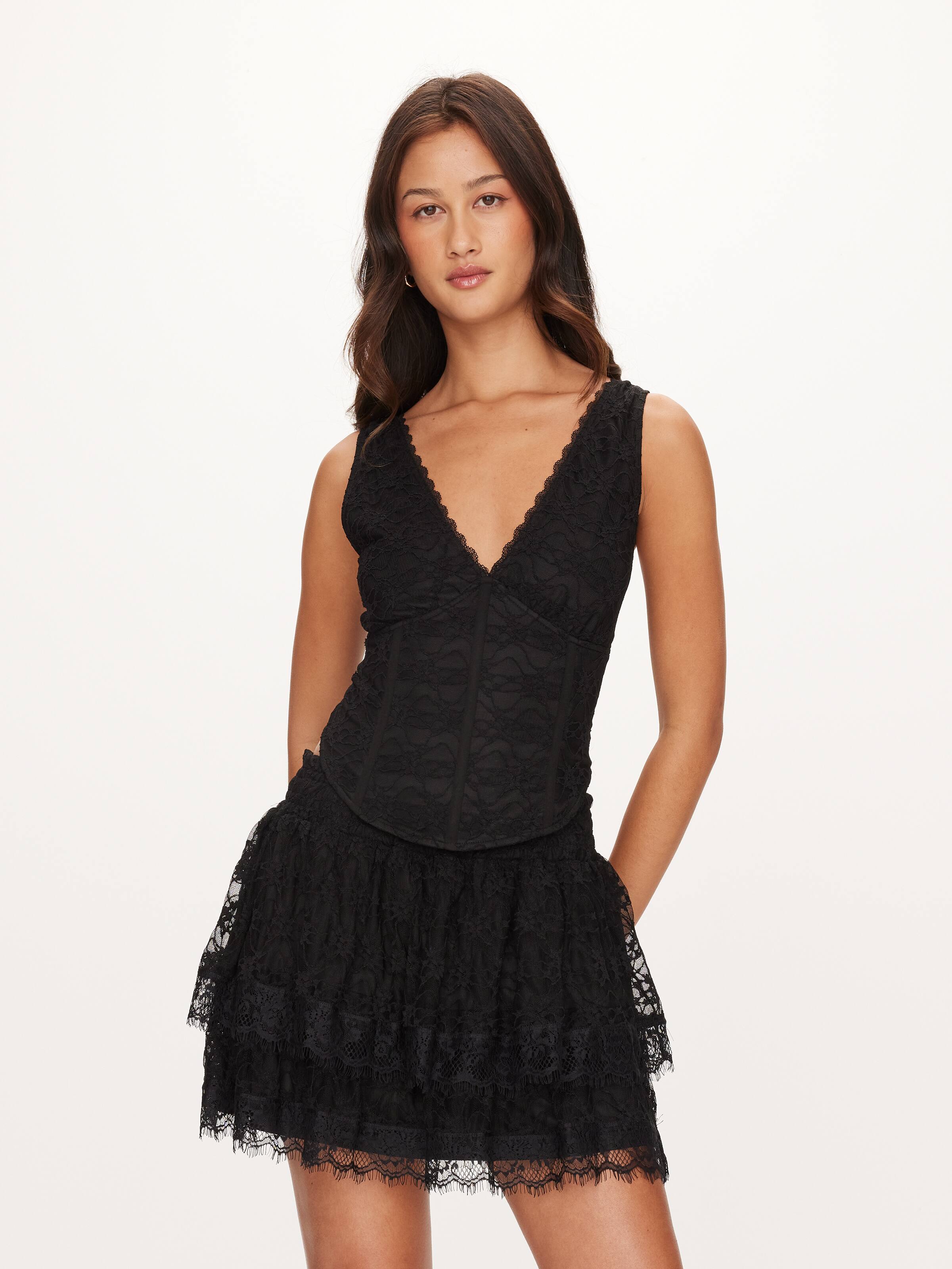 Love Game Lace Mini Skort