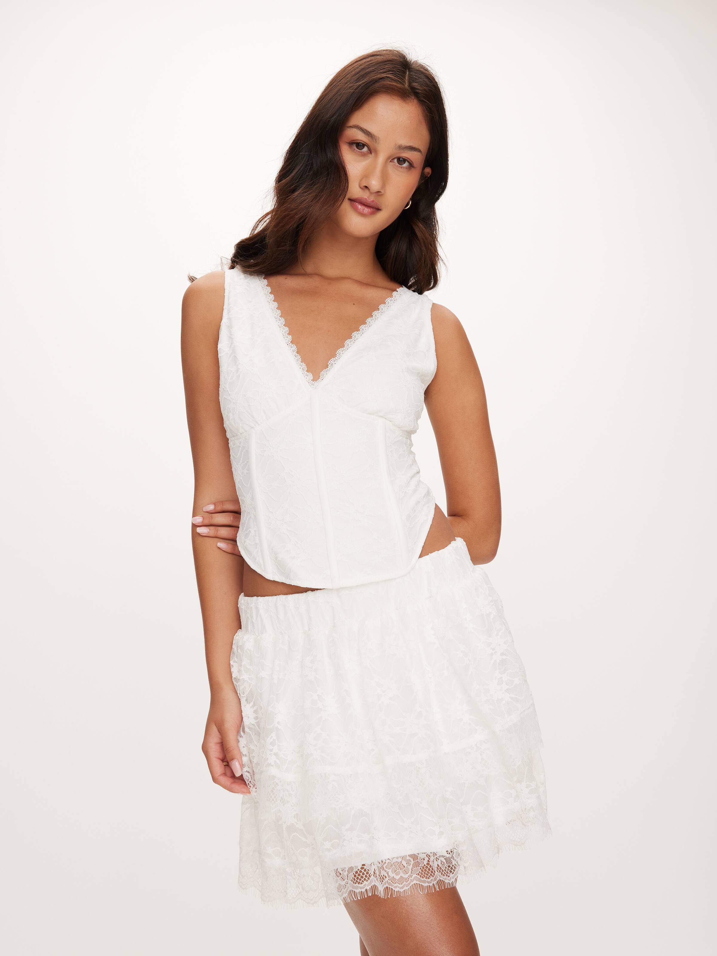 Love Game Lace Mini Skort