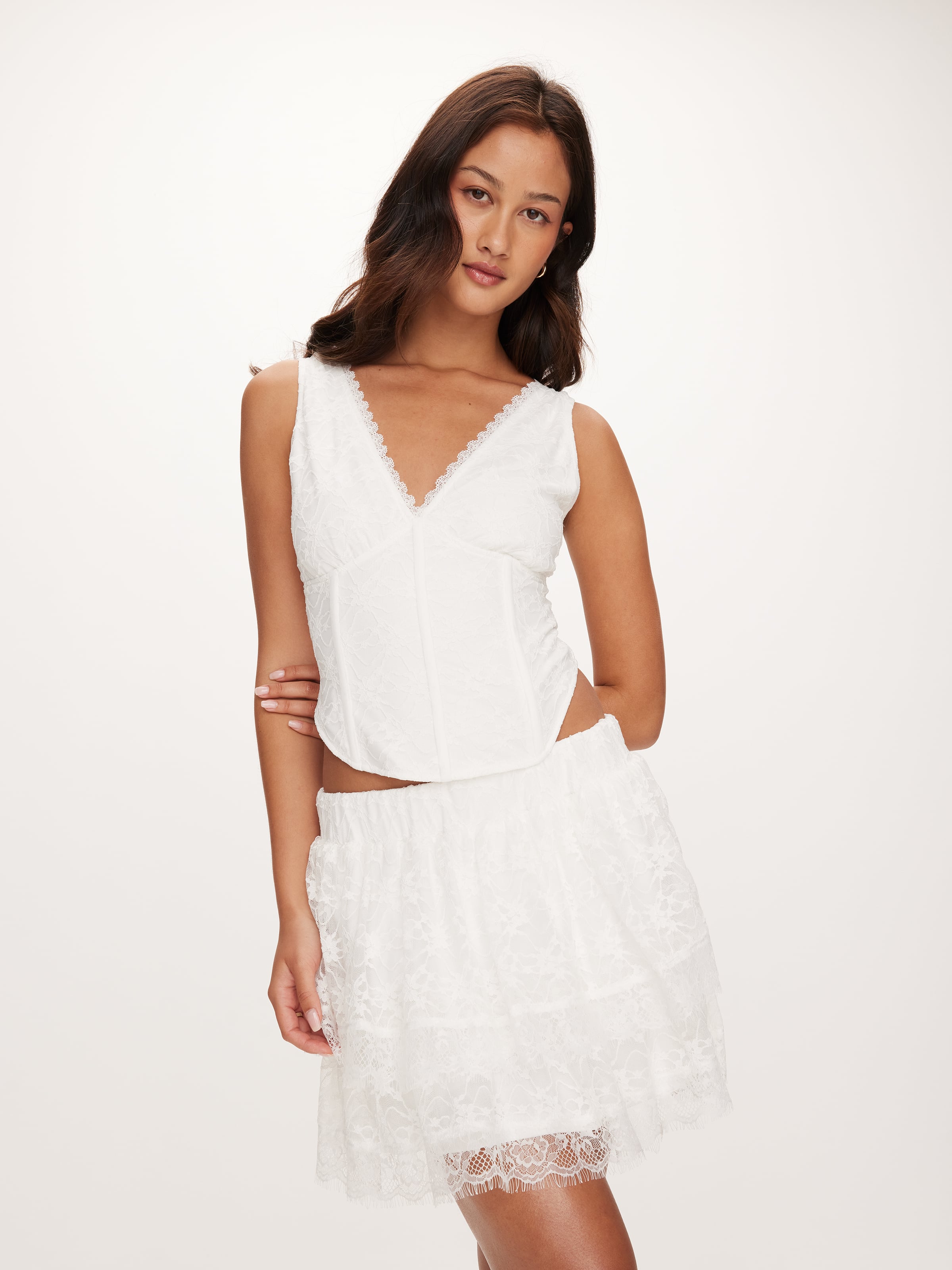 Love Game Lace Mini Skort