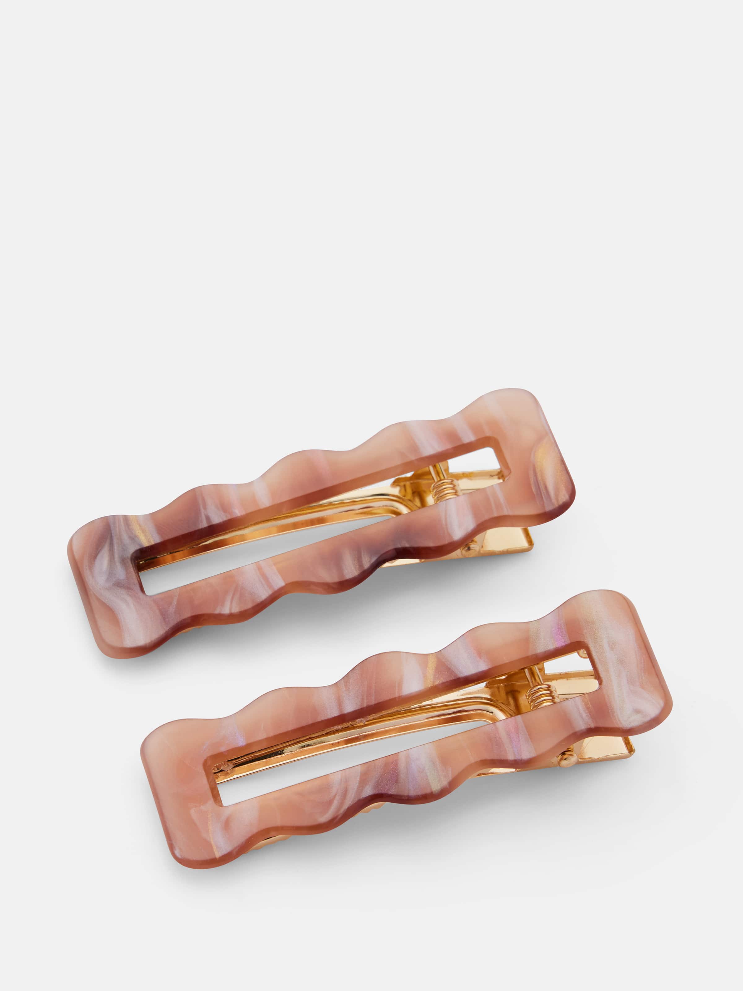 2 Pack Wave Hair Clips