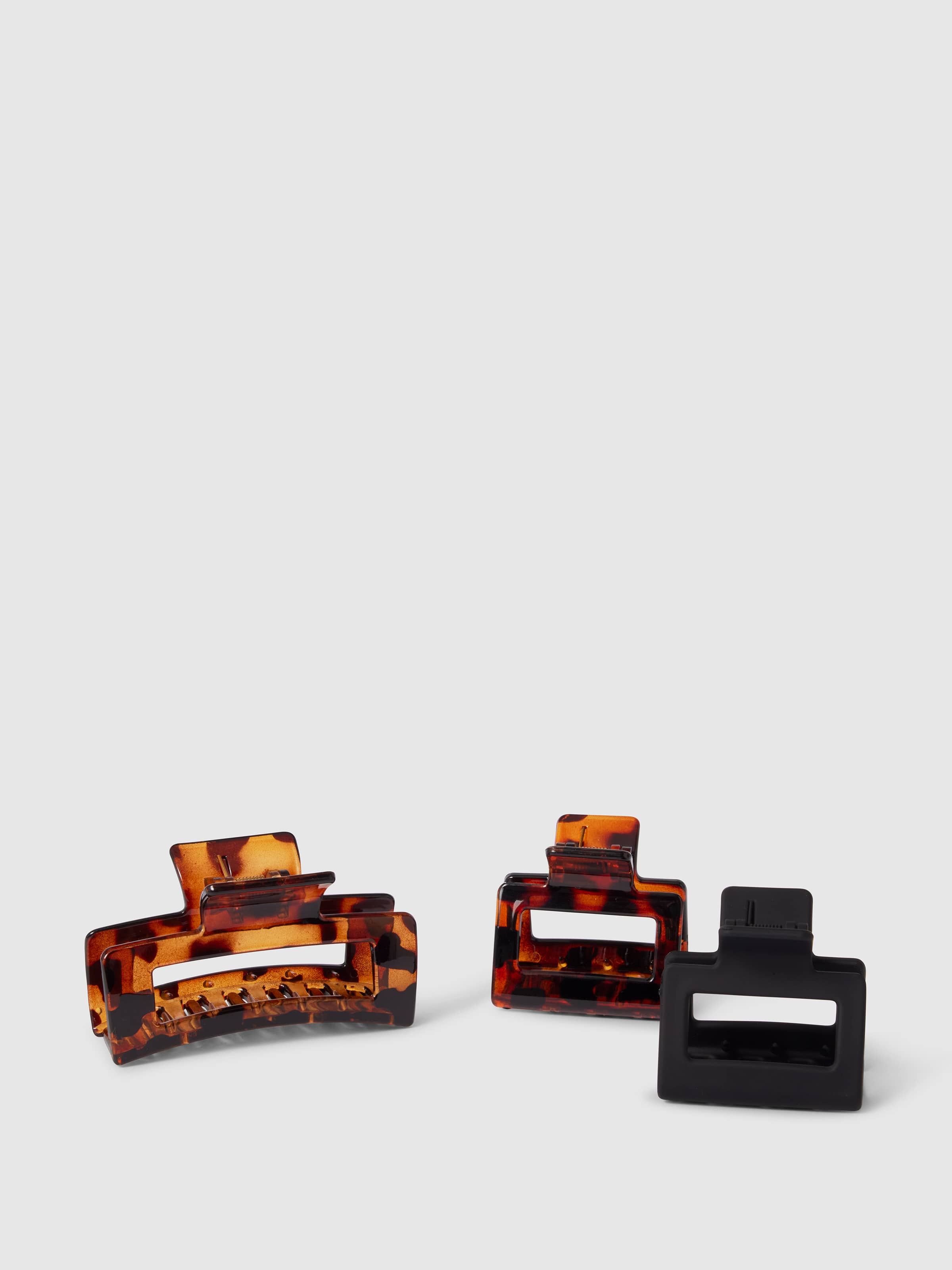 3 Hair Claw Multi Pack