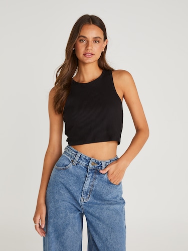 Cropped Cut In Tank                                                                                                             