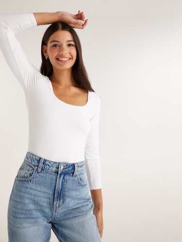 Soft Scoop Neck Top                                                                                                             