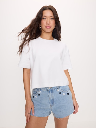 Luxe Cropped Tee                                                                                                                