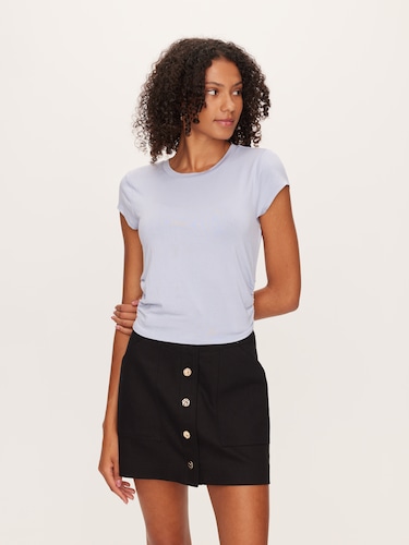 Cap Sleeve Ruched Top                                                                                                           