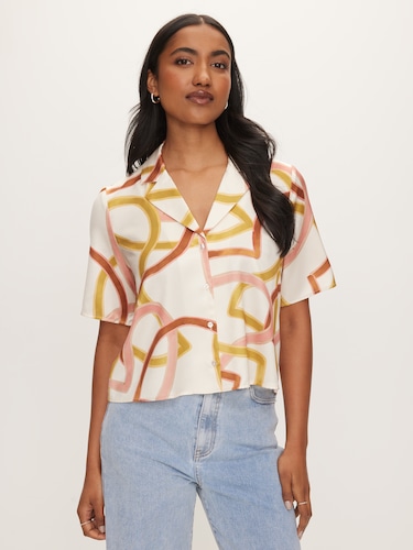Aria Satin Shirt                                                                                                                