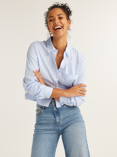 Harlow Cropped Wrap Blazer main image 0