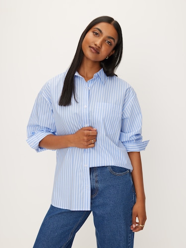 Luna Cotton Stripe Shirt                                                                                                        
