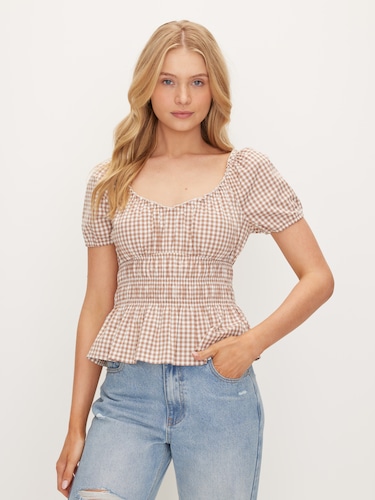 Leah Ruched Top                                                                                                                 