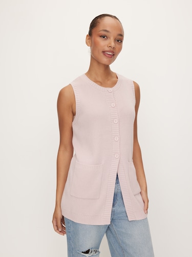 Tahlia Button Down Vest                                                                                                         