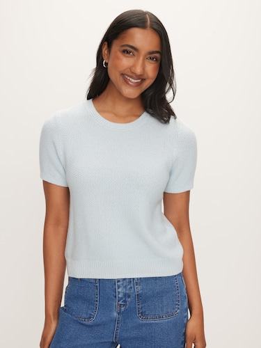 Tegan Short Sleeve Knit                                                                                                         