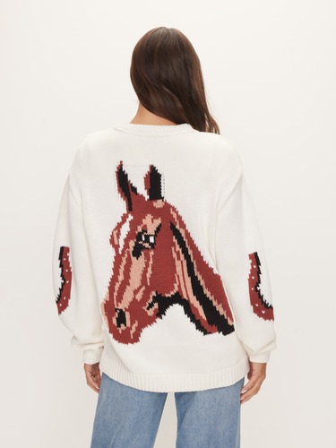 Oversized Animal Long Sleeve Cardi                                                                                              