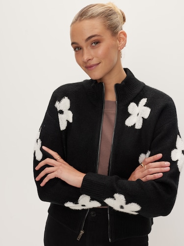Suki Zip Through Cardi                                                                                                          