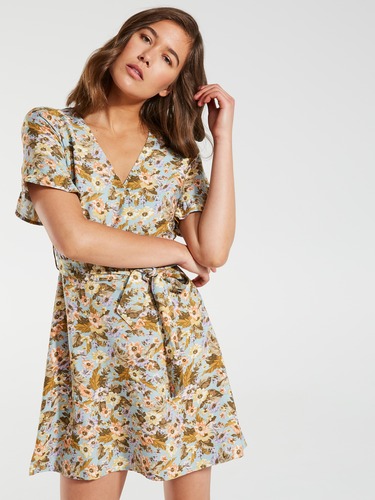 Benni Babydoll Mini Dress                                                                                                       