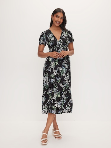 Carla Tiered Midi Dress                                                                                                         