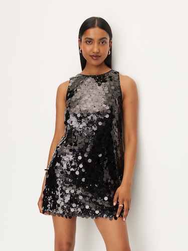 Pailettes Shift Dress                                                                                                           