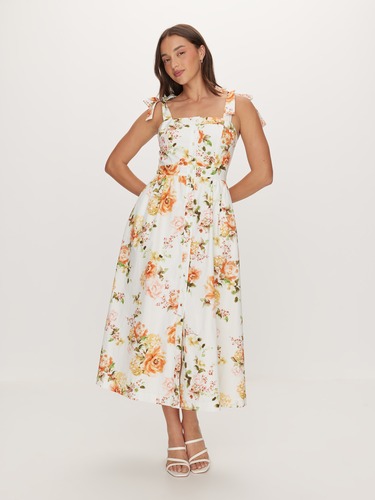Brita Sleevless Midi Dress                                                                                                      