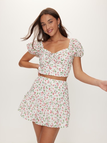 Blanca Broderie Top                                                                                                             
