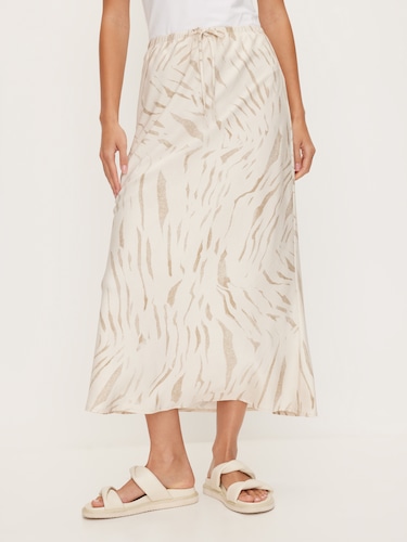 Lex Satin Slip Midi Skirt                                                                                                       