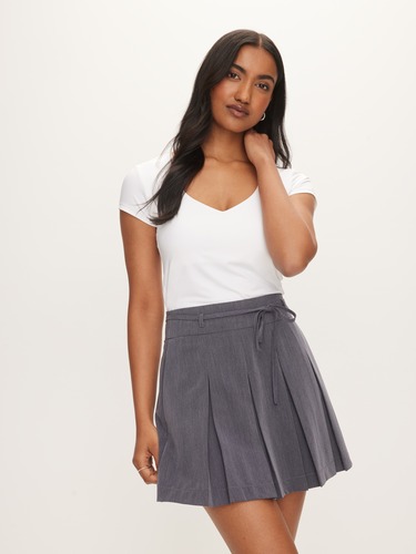 Ciara Pleated Mini Skirt                                                                                                        