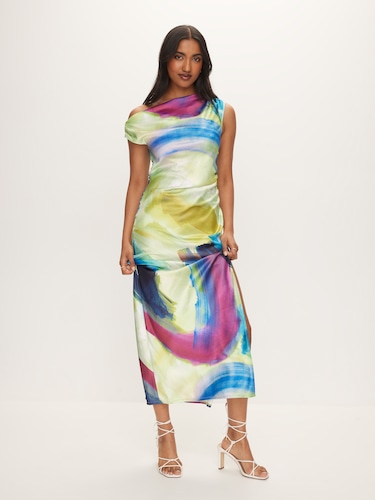 Satin Midi Dress                                                                                                                