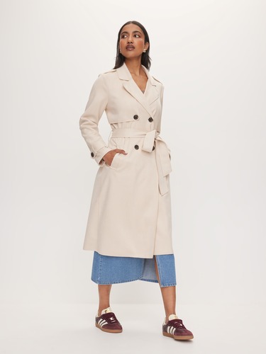 Addie Suedette Trench                                                                                                           