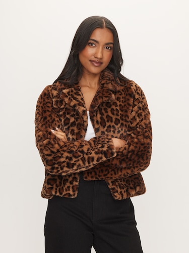 Serena Cropped Faux Fur                                                                                                         